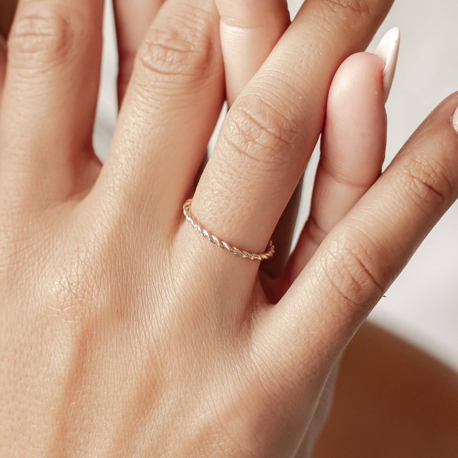 Bague Endurance en Or Massif 14 CT